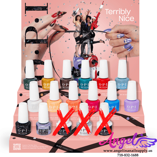 OPI Gel Color - Terribly Nice Collection 14 Colors Only| Holiday 2023 - Angelina Nail Supply NYC
