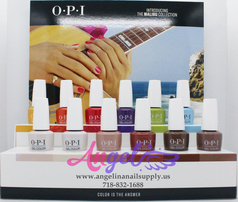 OPI Gel Colors - Malibu Collection 12 Colors | Summer 2021 - Angelina Nail Supply NYC
