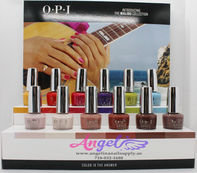 OPI Infinite Shine - Malibu Collection 12 Colors | Summer 2021 - Angelina Nail Supply NYC