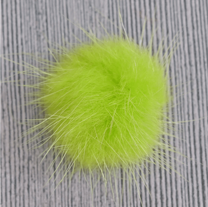 Pom Pom Fluffy Fur Balls Detachable Magnetic Nail Design (1pair) - Angelina Nail Supply NYC