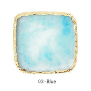 Resin Palette Agate Stone Dish | Tools For Color Mixing - Angelina Nail Supply NYC