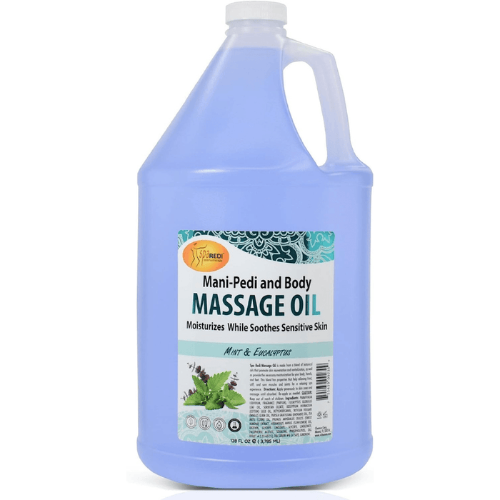 Spa Redi Mani, Pedi & Body Massage Oil (Gallon) - Angelina Nail Supply NYC