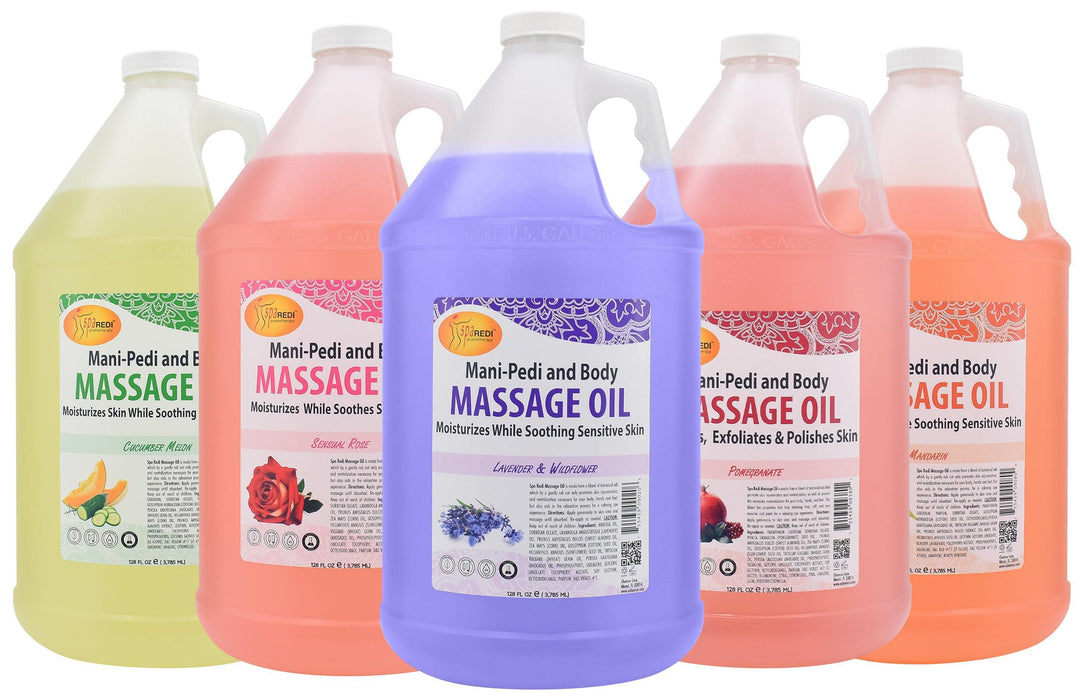 Spa Redi Massage Oil Milk & Honey (Box/4gal) - Angelina Nail Supply NYC