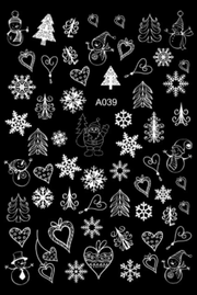 Sticker Christmas - Angelina Nail Supply NYC