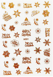 Sticker Christmas - Angelina Nail Supply NYC