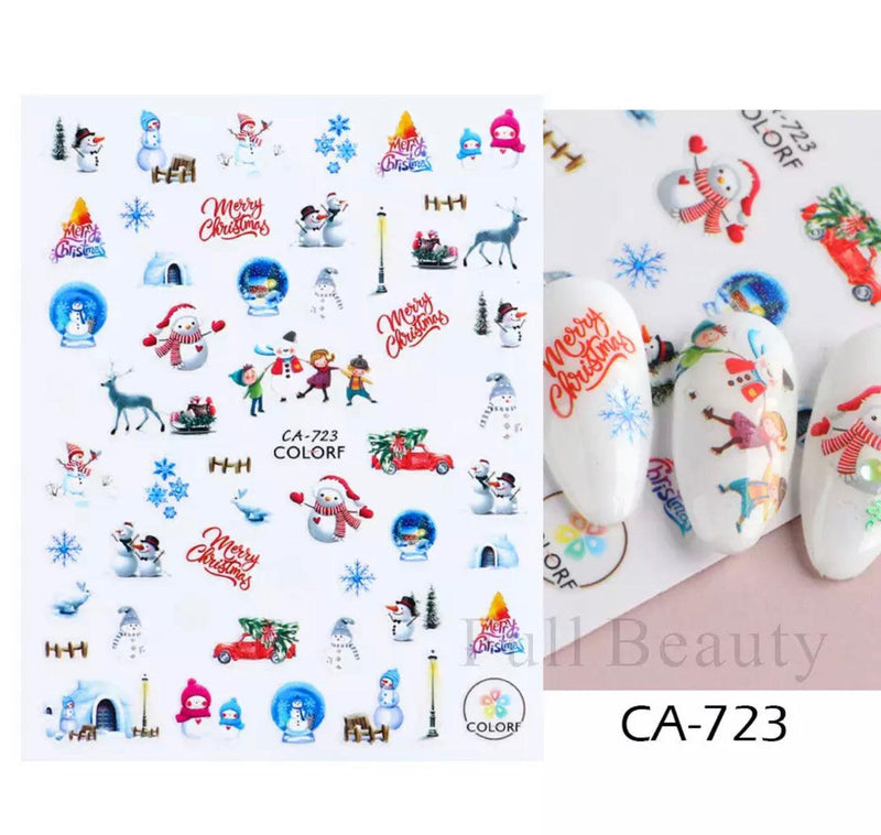 Sticker Christmas - Angelina Nail Supply NYC