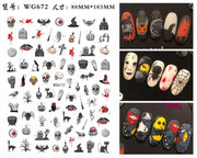 Sticker Halloween - Angelina Nail Supply NYC
