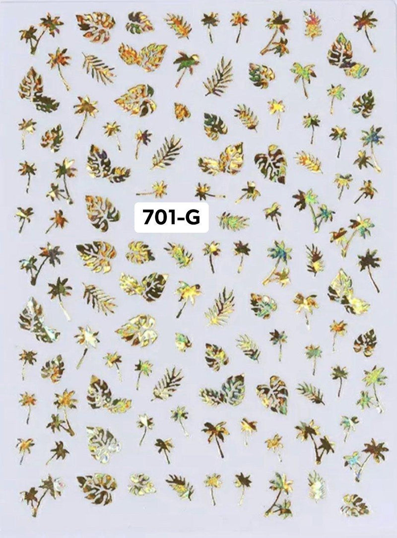 Sticker Leaf & Flower - Angelina Nail Supply NYC