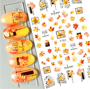 Sticker Leaf & Flower - Angelina Nail Supply NYC