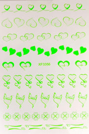 Sticker Valentine & Heart - Angelina Nail Supply NYC