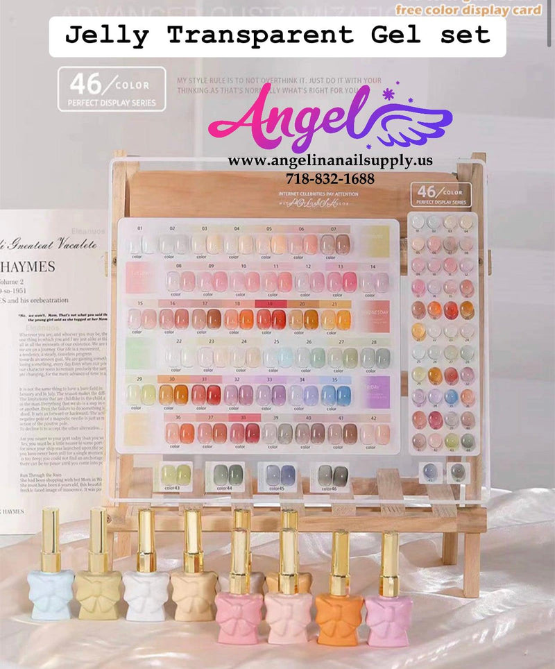 Transparent Jelly Gel Set - Angelina Nail Supply NYC
